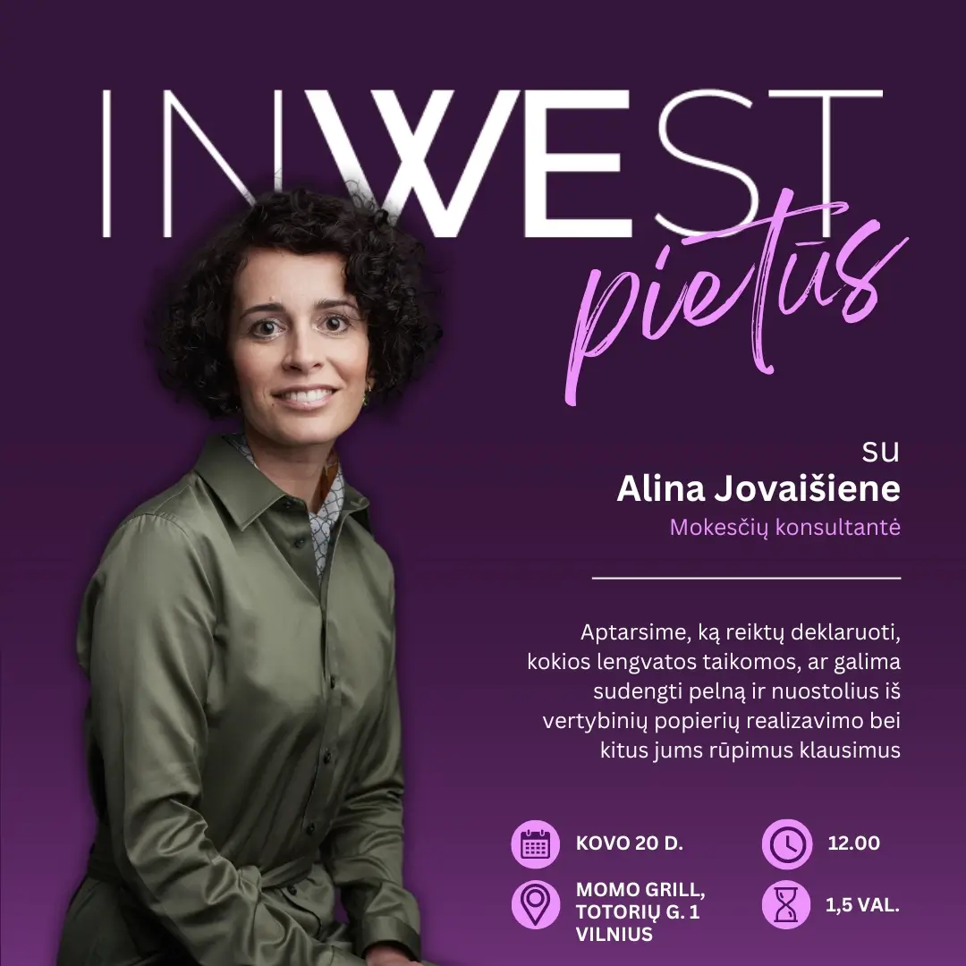 Alina Jovaišiene INWEST pietus Jekaterina ir Rena Mokesciai (1)