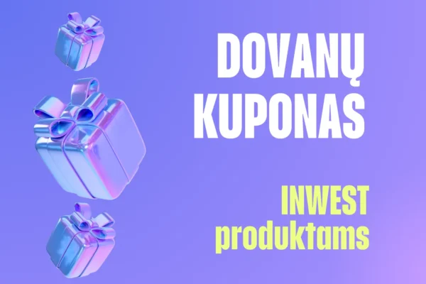 Dovanų kuponas INWEST produktams