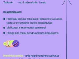 Dovanų kuponas „INWEST klubas“